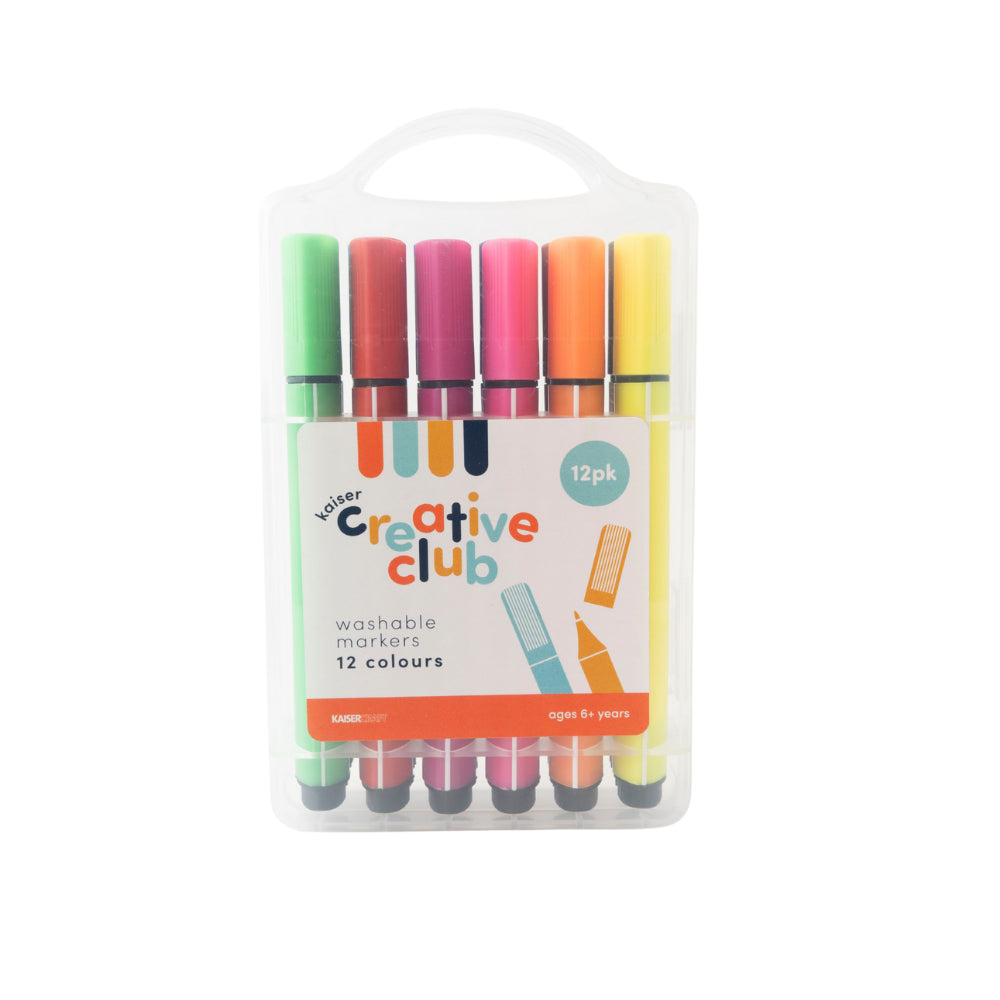 Creative Club Washable Markers 12pk